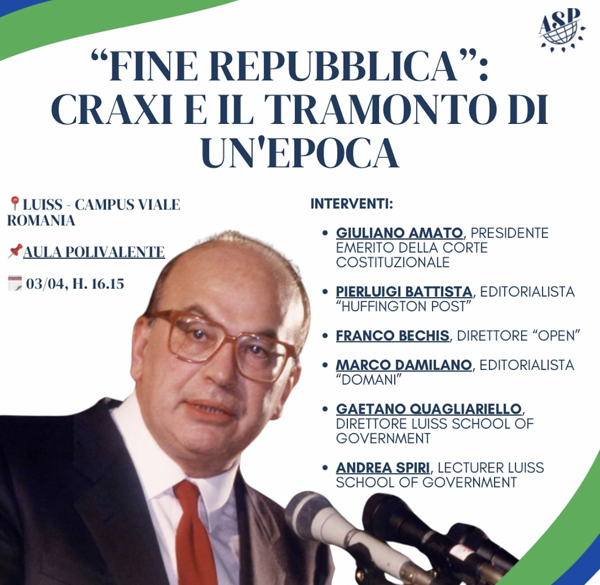“Fine Repubblica”: Craxi e il tramonto di un’epoca 